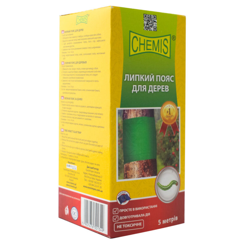 Клейкий пояс для дерев 5 м Chemis