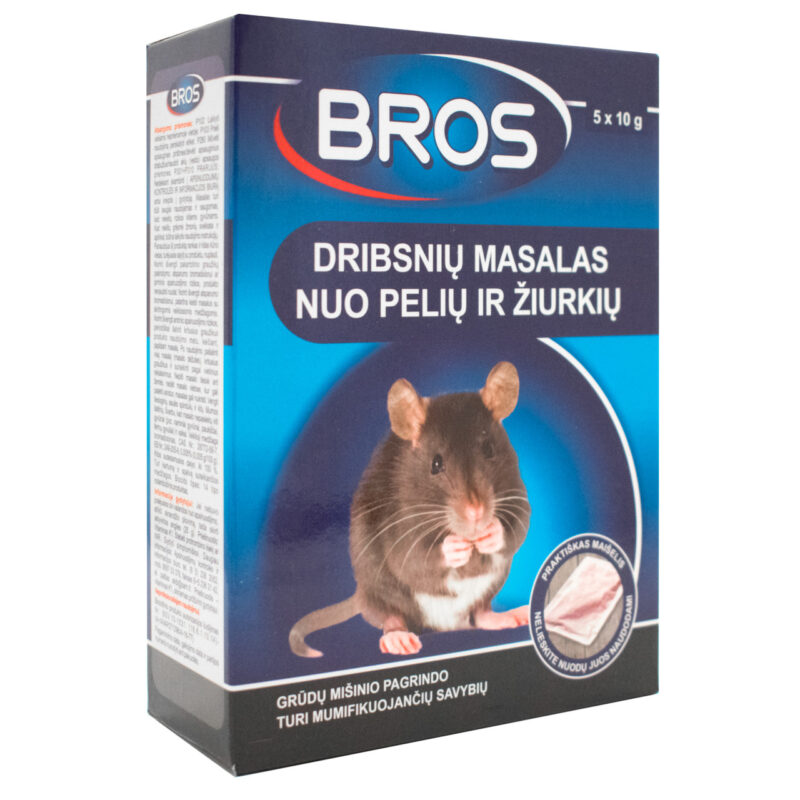 Пластівці від мишей і щурів Bros 50 г