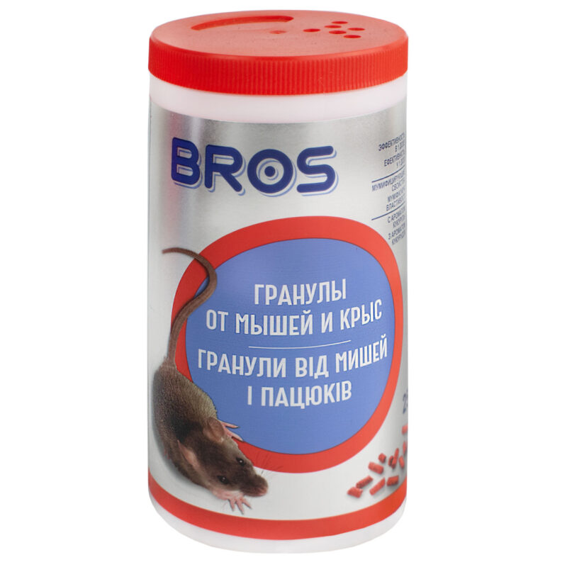 Гранули від мишей і щурів Bros 250 г